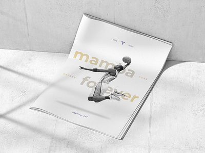 Kobe Bryant Poster Design branding design graphic graphic design kobe landing poster ui ux