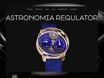 Luxury Watch Store / Web Design animation buy design figma jacob co landing page luxury parallax rolex shopping store ui ui design ux watch web design website website design