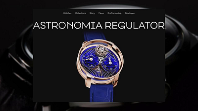 Luxury Watch Store / Web Design animation buy design figma jacob co landing page luxury parallax rolex shopping store ui ui design ux watch web design website website design