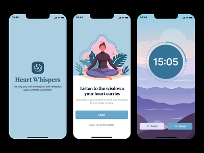 Mobile Wellness App design app design app development appui creativedesign design dribbbleshot illustration interactiondesign iosdesign minimalist mobile app ui mobileui modern typography ui uiinspiration userinterface uxuidesign visualdesign web design