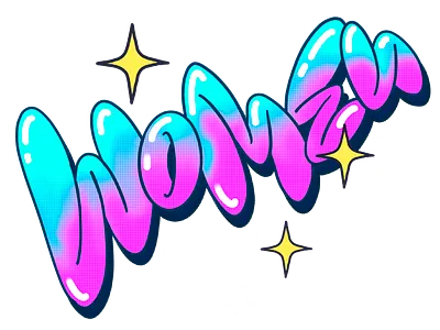 Women! bubble cartoon design illustration illustrator lettering print rights trans type typography vintage women