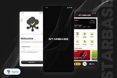 Starbase Mobile App UI UX Design app application mobile app ui ui ux