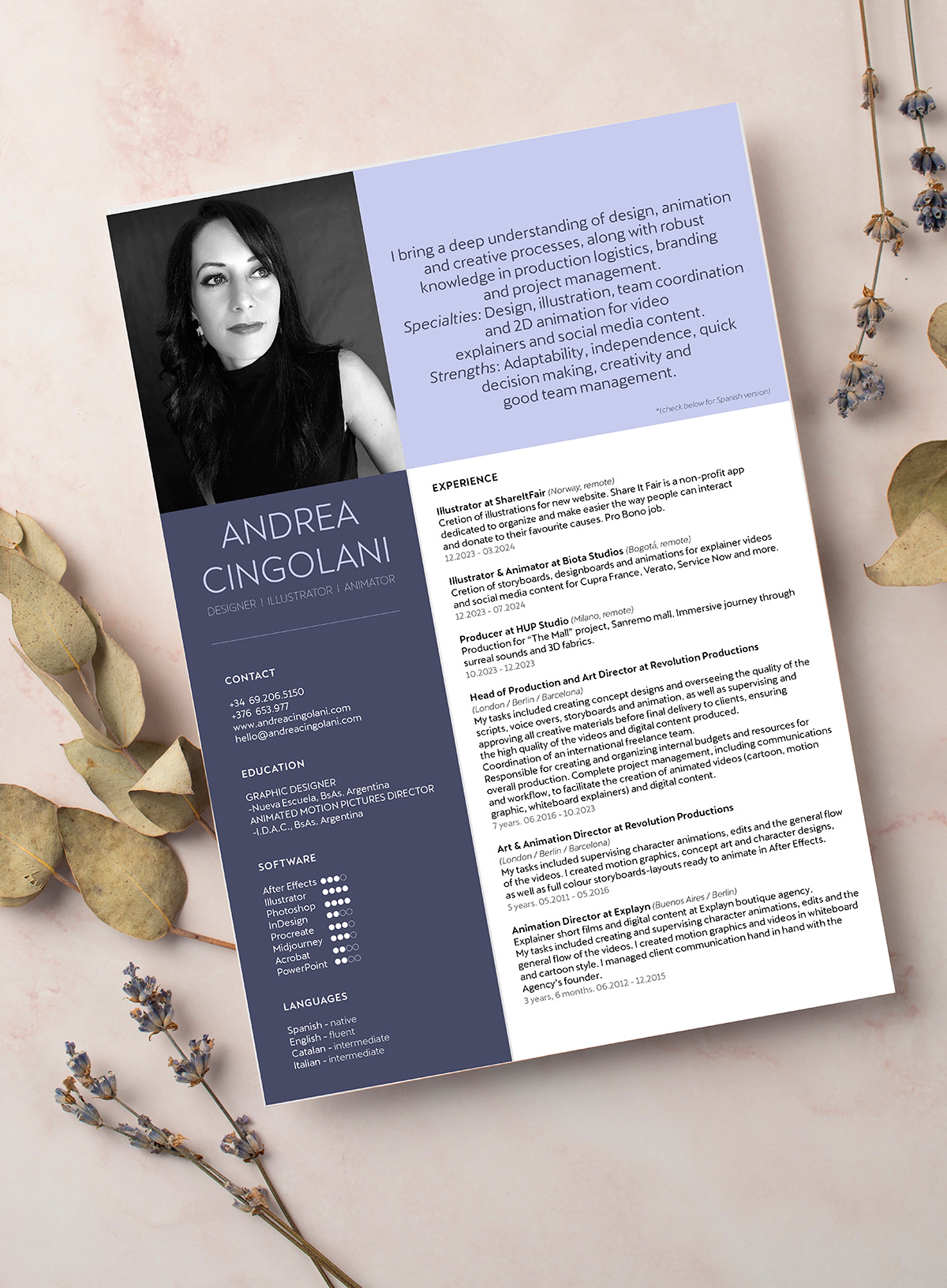 CV Design 2024 branding cv design editorial graphic design logo mokeup resume template