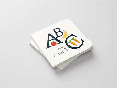 ABC Book abc baby book book fruit graphic design learning letters vegetables