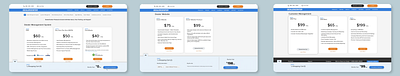 Pricing page UI design ui