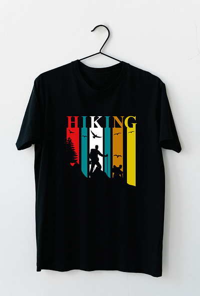 Hiking T-shirt Design | Hiking Shirt Design | Hiking branding design graphic design graphics hiking t shirt design illustration logo shirt design t shirt design typography vector