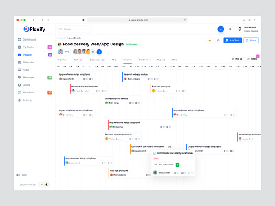 Project Timeline Webapp design admin ui kanban project details project management project milestone project timeline project ui report ui saas saas cms design saas webapp task details task management task timeline ui task ui timeline ui ui design ux webapp