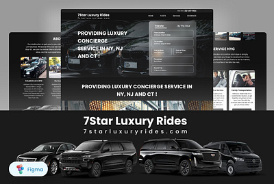 Limo Service Website UI UX Design branding design graphic design illustration landing page design logo product design responsive design ui ui design ui ux uiux ux ux design vector website website design