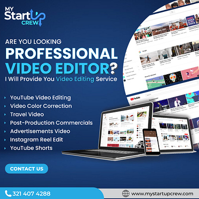 Transform Your Vision with Professional Video Editing branding design graphic design illustration logo professional typography ui ux vector video editing video editor web design