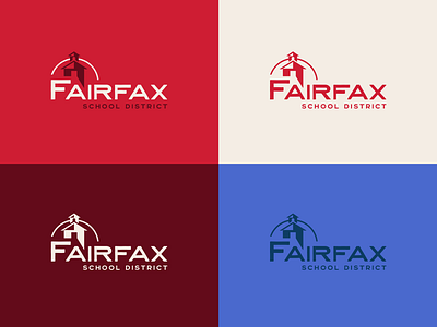 Fairfax School District Logo Design brand identity branding graphic design logo logo design visual identity