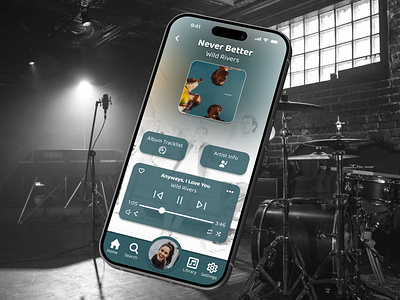 Daily UI 009 career growth dailyui musicplayer neverbetter uidesign uxdesign uxui wildriversmusic