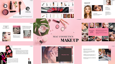 MAC COSMETICS beauty body branding business cosmetic dress face graphic design hair illustration lip logo mac makup pitch deck powerpoint presentation ui