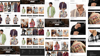 E-Commerce Application clothing clothing store cloths ecommerce interactiondesign landing page modern product design uiux