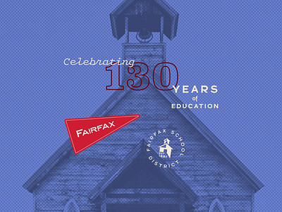 Fairfax School District Brand Elements badge branding graphic design typography visual identity