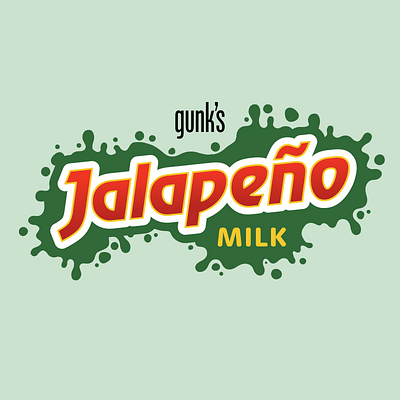 Jalapeño Milk comedy fictional graphic design impractical jokers jalapeños logo sketch show tony gunk