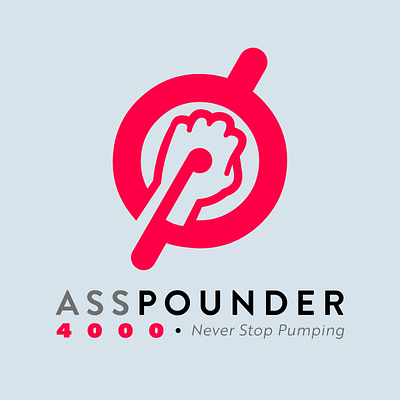 Ass Pounder 4000 comedy fictional graphic design iasip its always sunny in philadelphia logo philadelphia sitcom sunny