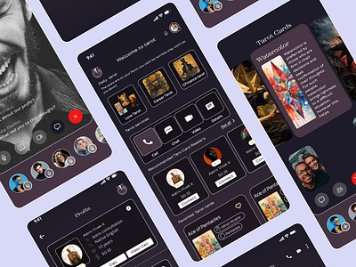 Tarot card Application animation app design branding tarot cards design ui ui design