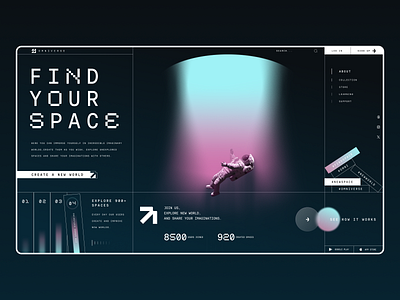 Unleash Your Imagination ai design fantasy illustration illustrator imagination interaction design interface surrealism typography ui user experience user interface ux vector web web design website website design wisdom