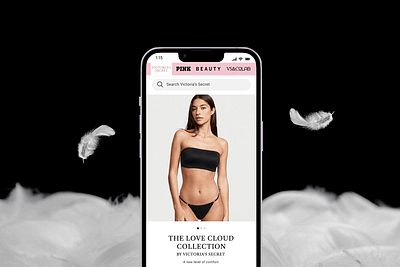 Redesign of the Victoria's Secret app app design ecommerce app ecommerce app design lingerie app design mcommerce mobile app design shopping app shopping app design