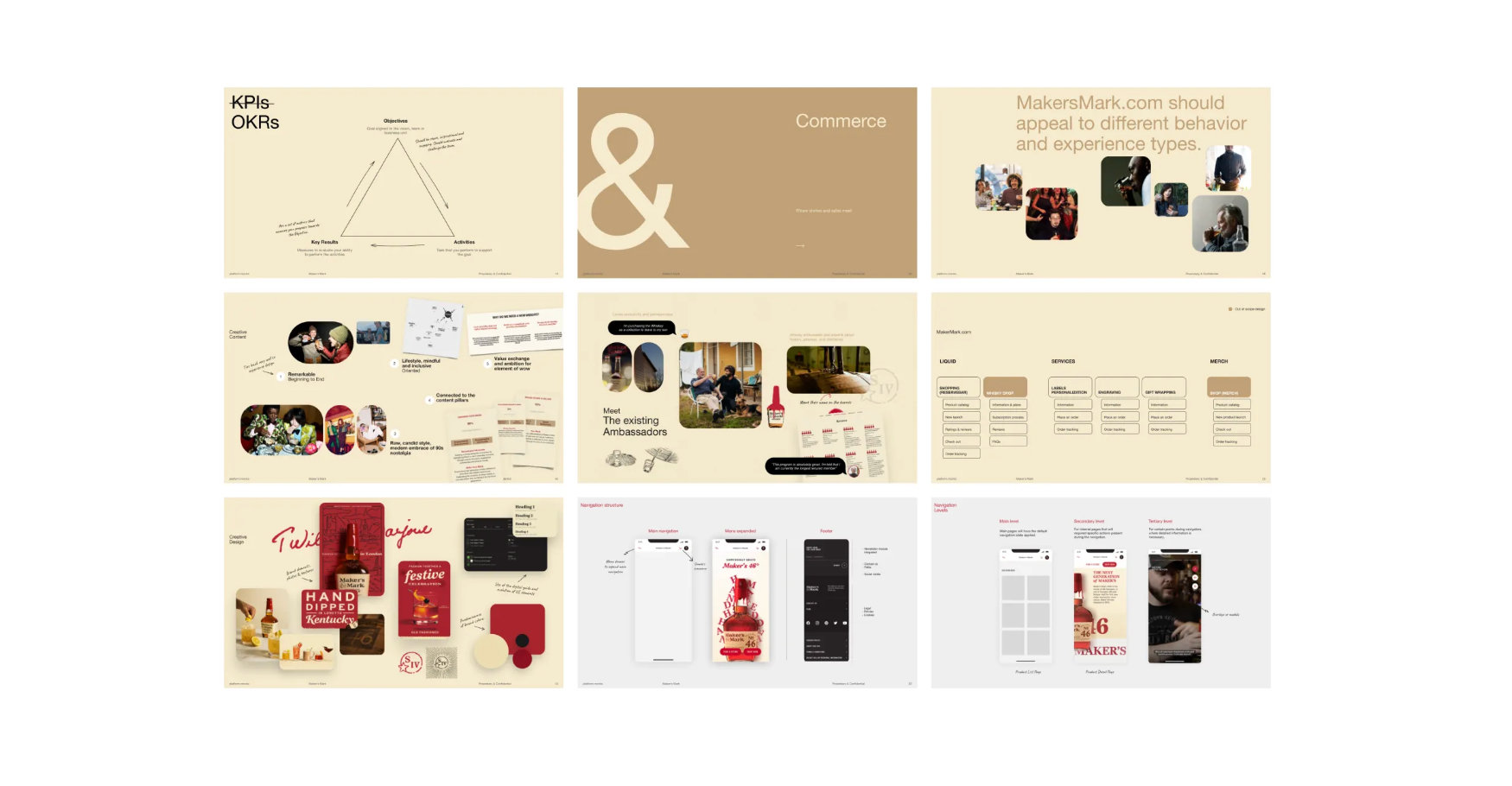 Maker's Mark website redesign - UX strategy & Definition bourbon ux ux estrategy web design website whisky