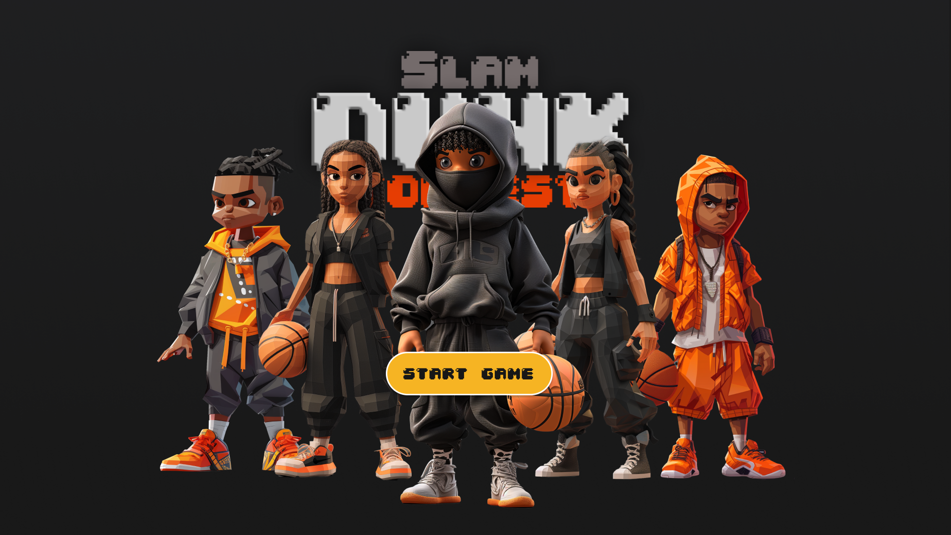 [AI] Video Game ai basketball dunk pixel art videogame