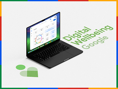 Google Digital Wellbeing Desktop UI design figma google graphic design ui