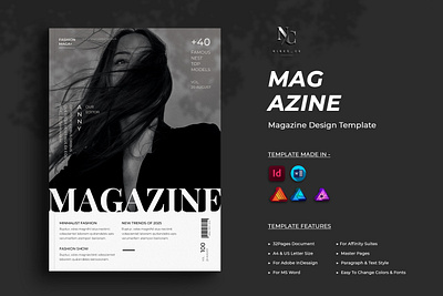 Magazine Design graphic design ms word multipurpose