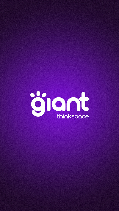 Giant think space branding graphic design logo