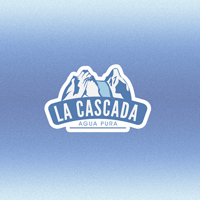 La Cascada Agua de manantial branding design graphic design logo