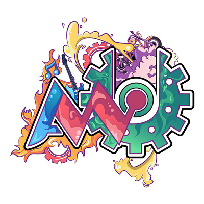 AMU 2023 Logo design graphic design illustration logo