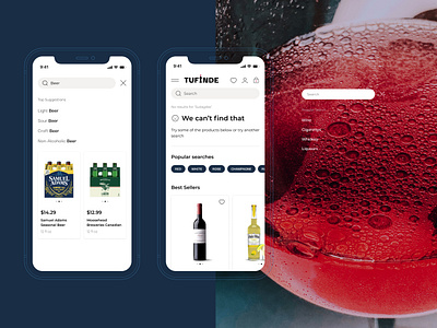 Search Page E-Commerce alcohol beer beverages e commerce liquor store search search page website wine