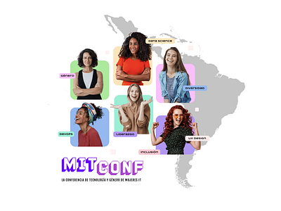 MITConf branding branding conference feminine mujer tech tecnologia women