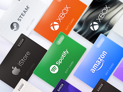 Dynamic and personalized gift cards atm card card cards gift card graphic design price card ui ui design uikits ux