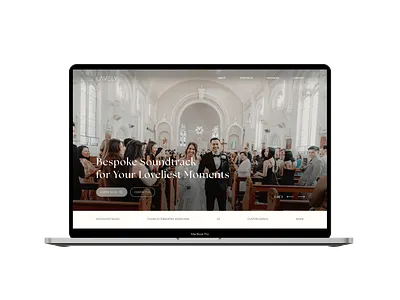 Personalized Event Music: Lavely Music aesthetic daily ui dailyui design musicwebsite ui uiux website