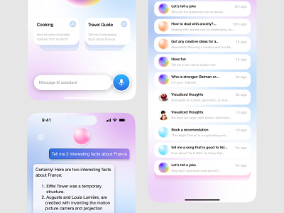 Hello.AI - AI assistant interfacedesign mobiledesign productdesign ui