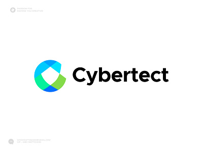 Logo for Cyber Protection branding c logo cyber security design ecommerce futuristic graphic design letter mark logo logo design modern logo protect safeguard secure security shield tech typography visual identity web3