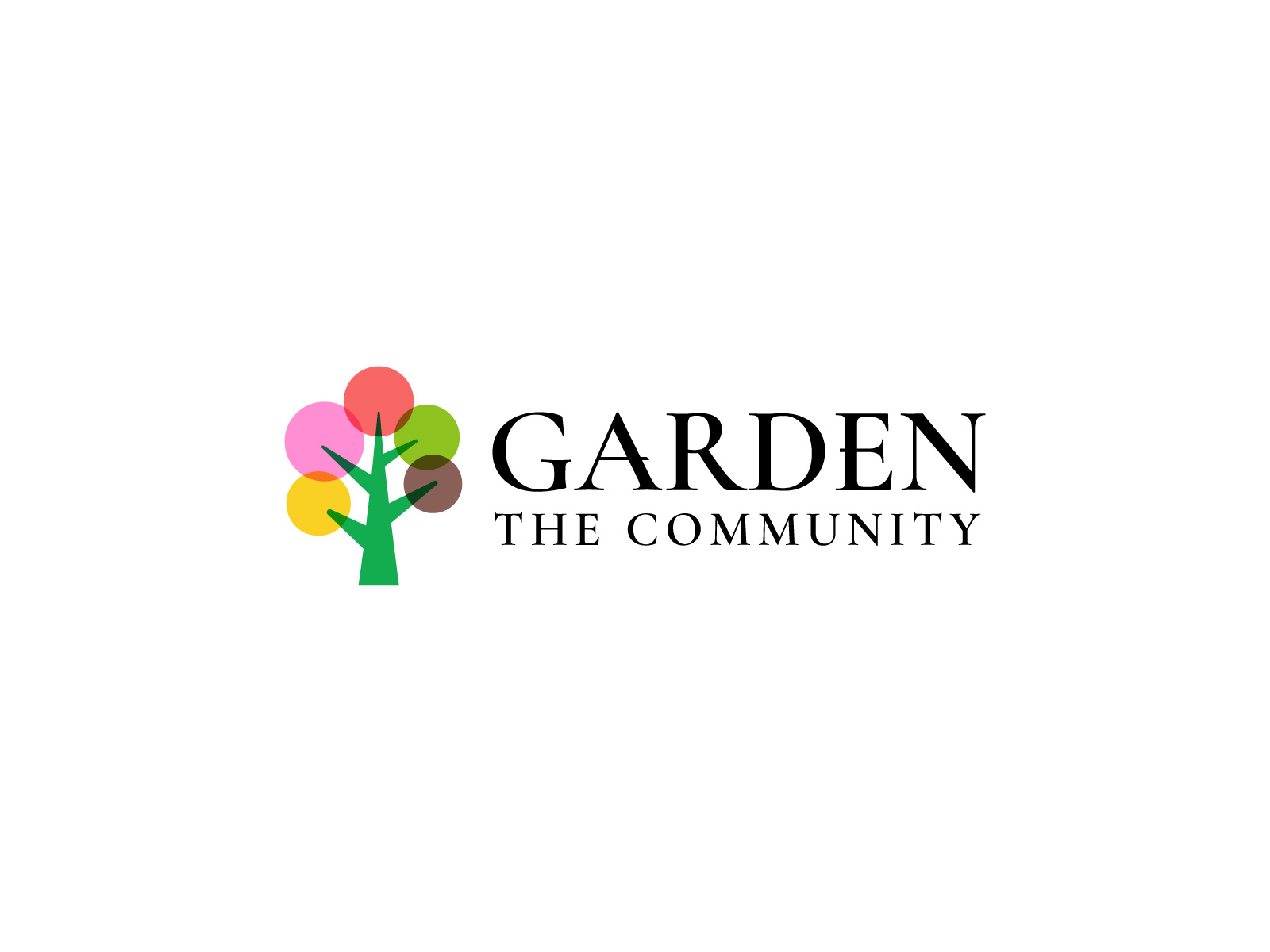 garden, tree logo, colorful logo, community by Jisan Branding on Dribbble