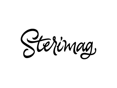 Sterimag handmadefont lettering logo logotype type