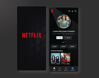 Fresh Look to Our Favorite Netflix app branding design figma figmadesign logo mobileapp netflix redesign revamp ui uiux ux