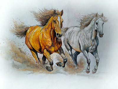 Running Horses