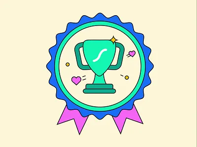 Lottie Files certification Animation animation branding figma logo lottie motion graphics trophy ui