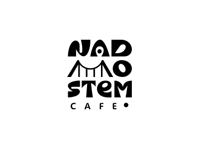 Nad Mostem Cafe ● belcdesign branding cafe cafeteria identity keyvisual logo logodesign logotype nadmostem patrykbelc