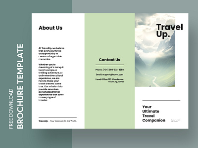 Simple Brochure Free Google Docs Template booklet brochure brochure template brochures business brochure corporate brochure docs free google docs templates free template free template google docs google google docs google docs brochure template green brochure handout simple booklet simple brochure template travel brochure