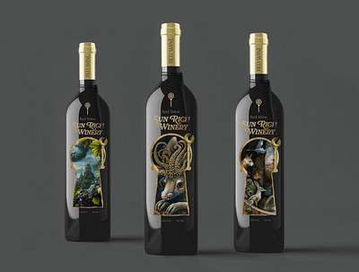 Visual identity and packaging for an Australian wine brand ai australian australian wine branding illustration label design midjourney package package design pattern wine bottle design wine design wine label design