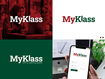 MyKlass Logo Design application apps branding education elearning graphic design logo logo design online learning university website logo