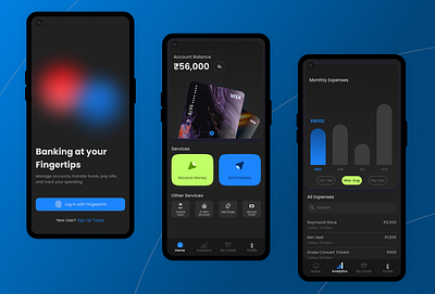 Banking App analytics bank banking card dashboard design homepage landing loan login money profile sign up ui design