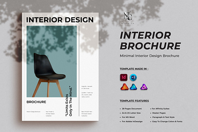 Minimal Interior Design Brochure magazine