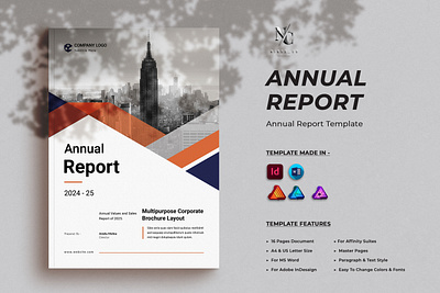 Annual Report Template modern