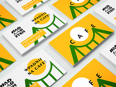 Nad Mostem Cafe ● belc belcdesign branding business card cafe cafeteria identity logo logotype nadmostem patrykbelc