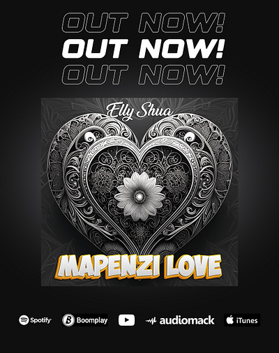 Album Art for Mapenzi Love 3d albumart animation art cover graphic design logo music